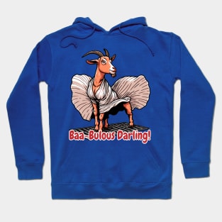 Goat Elegance – The Iconic Fluttering Dress Illustration Hoodie